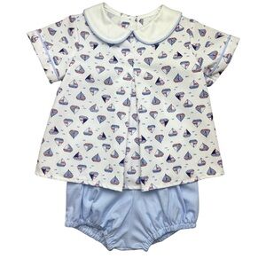 Anvy Kids Sailboat Two Piece Set (Size 18 mos)